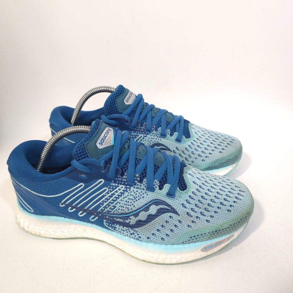 Saucony Freedom ISO 2 Women’s Running Shoes Blue Teal Size 8.5 Sneakers S1054325